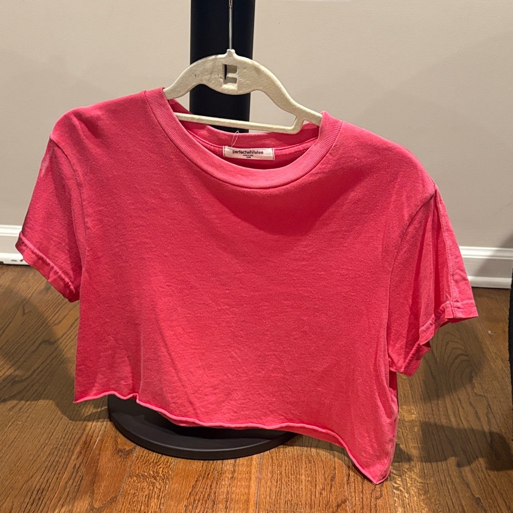 perfectwhitetee Boxy Crop Top